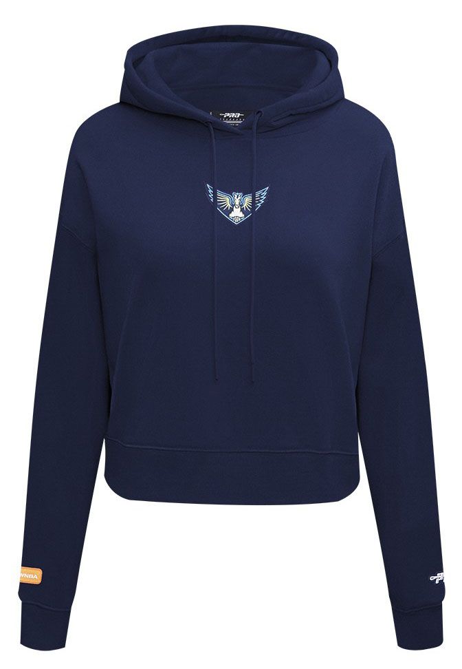 Pro Standard Women's Dallas Wings Navy Wingspan Cropped Hoodie product image