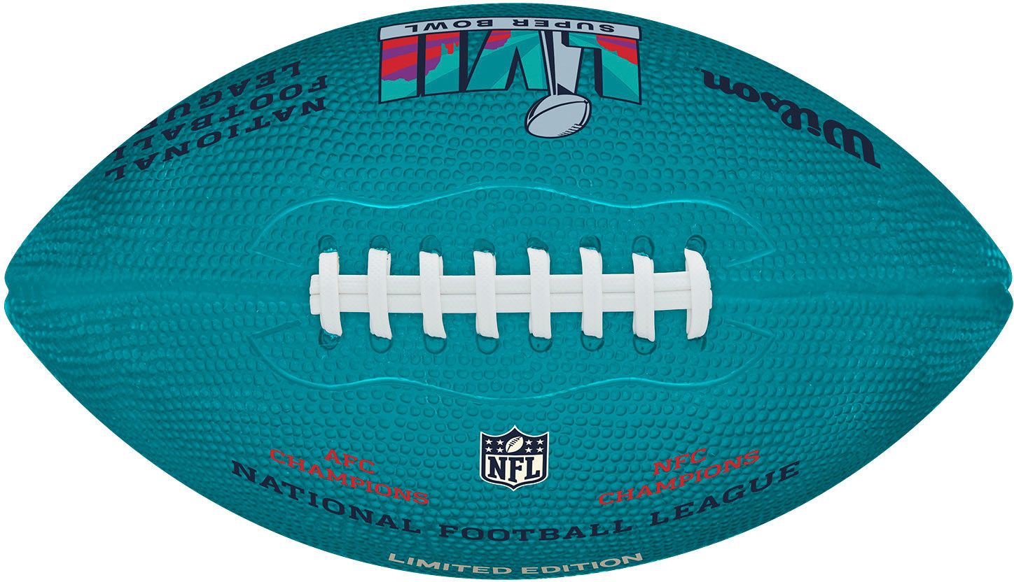 Wilson NFL Super Bowl LVII All Weather Junior Football product image