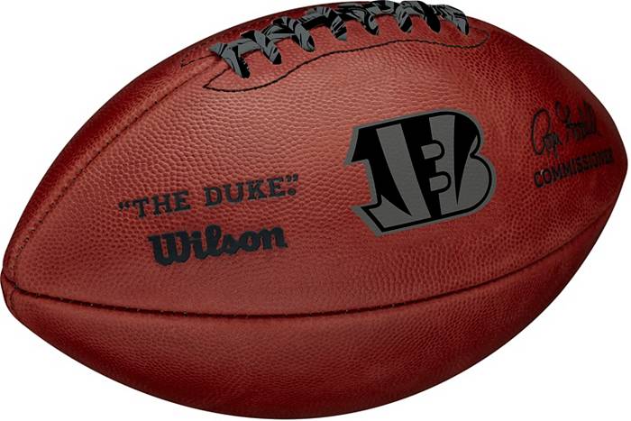 Wilson Cincinnati Bengals Metallic 'The Duke' 11'' Football
