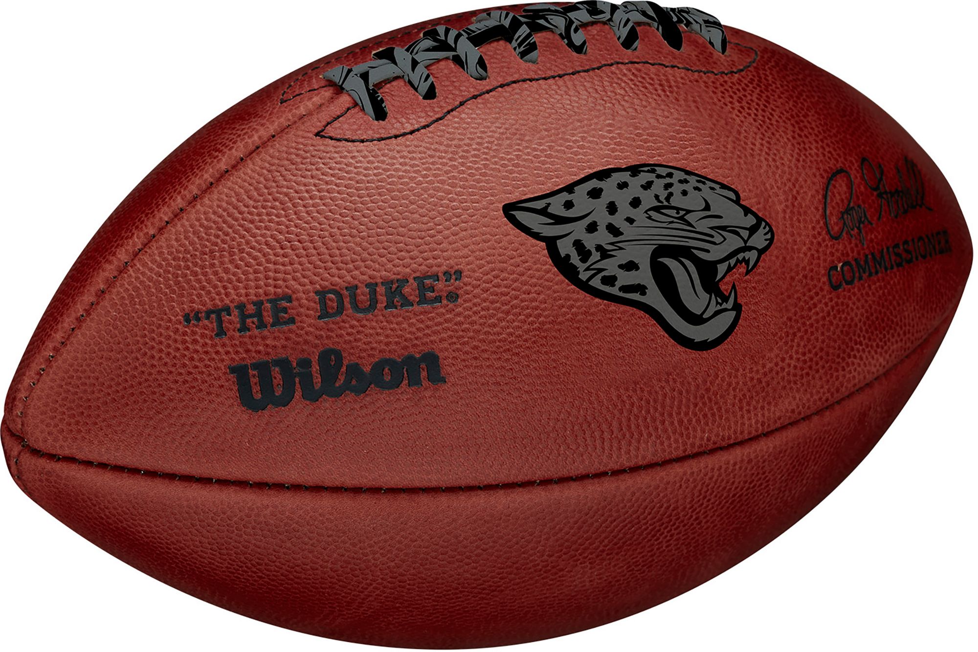 Wilson Jacksonville Jaguars Metallic 'The Duke' 11'' Football