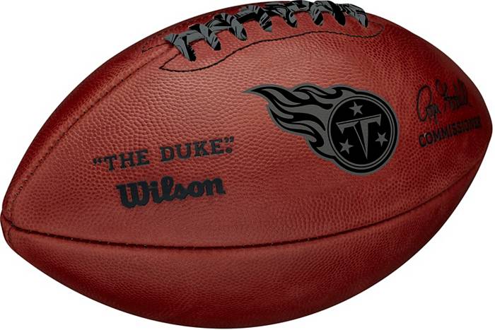 Wilson Tennessee Titans Metallic 'The Duke' 11'' Football