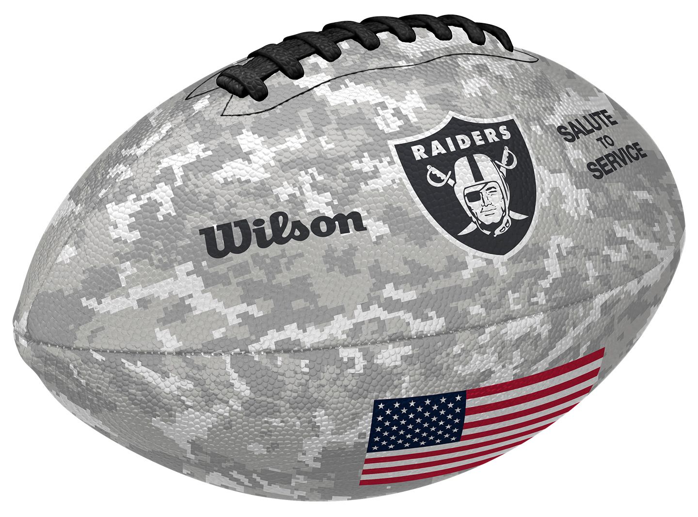 Wilson Las Vegas Raiders Salute To Service 2024 Full-Size Football product image