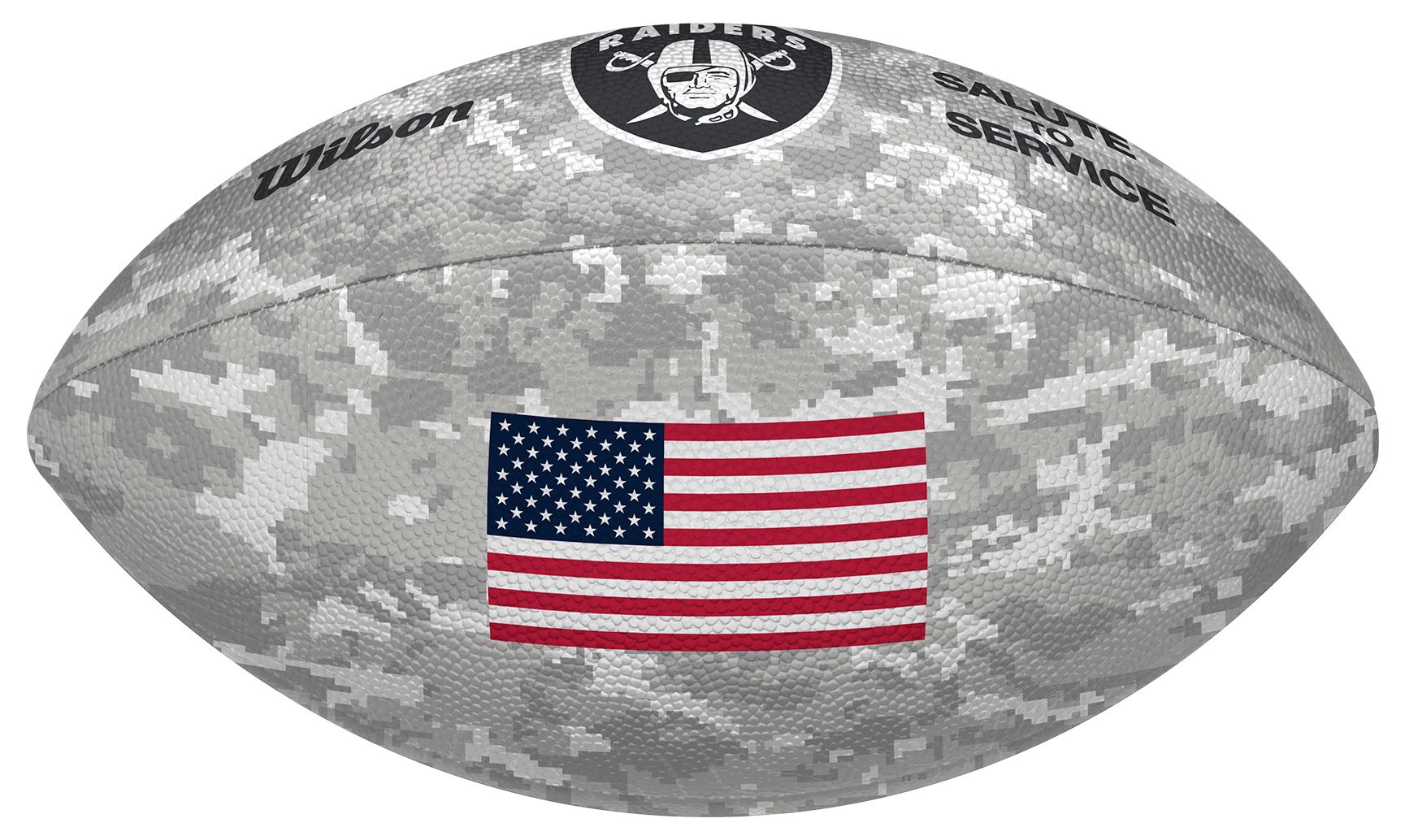Wilson Las Vegas Raiders Salute To Service 2024 Full-Size Football product image