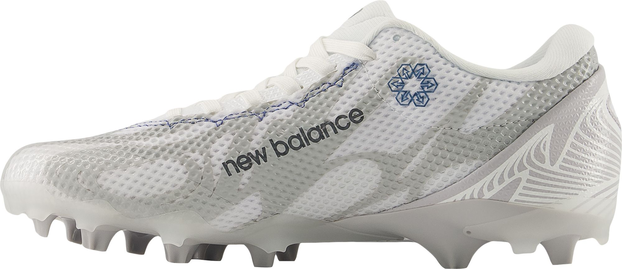 New Balance Women's FreezeLX V5 Liquid Silver Lacrosse Cleats product image