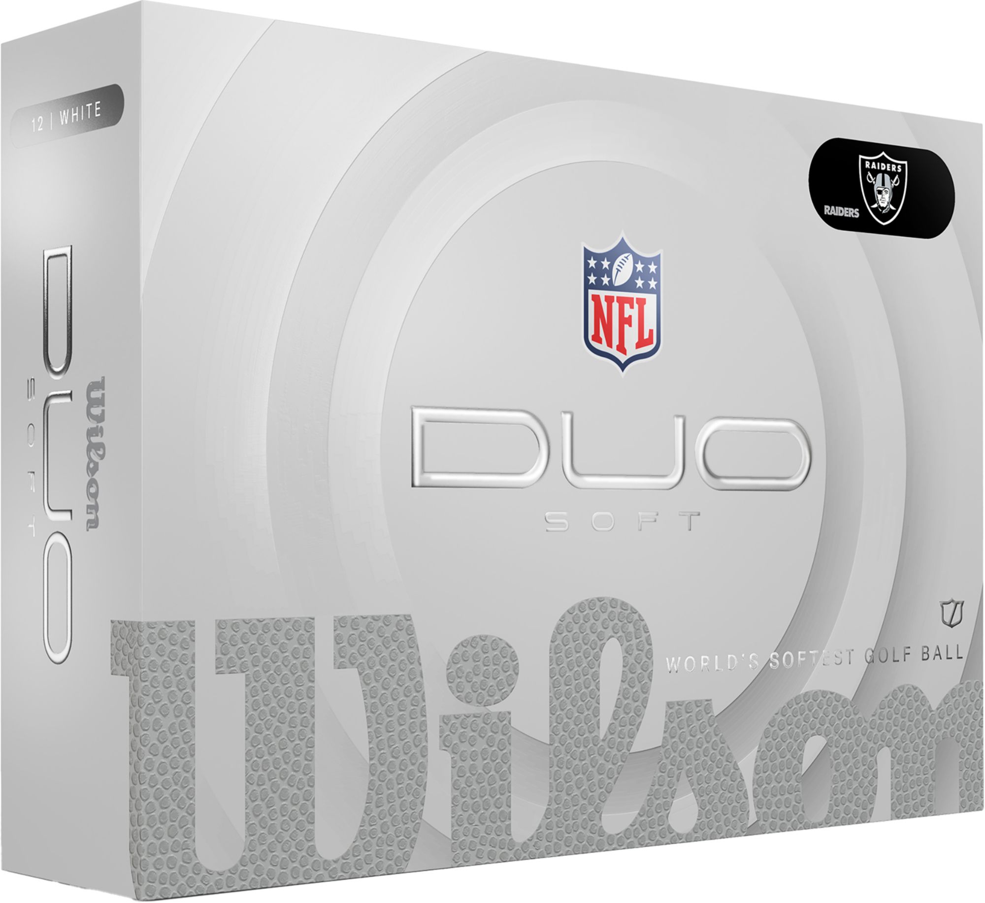 Wilson 2025 Duo Soft Las Vegas Raiders Golf Balls product image