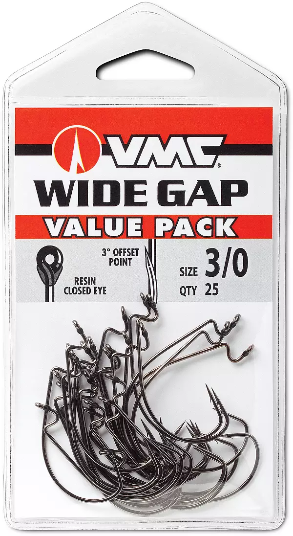 VMC WG Wide Gap Hooks - 5 Pack