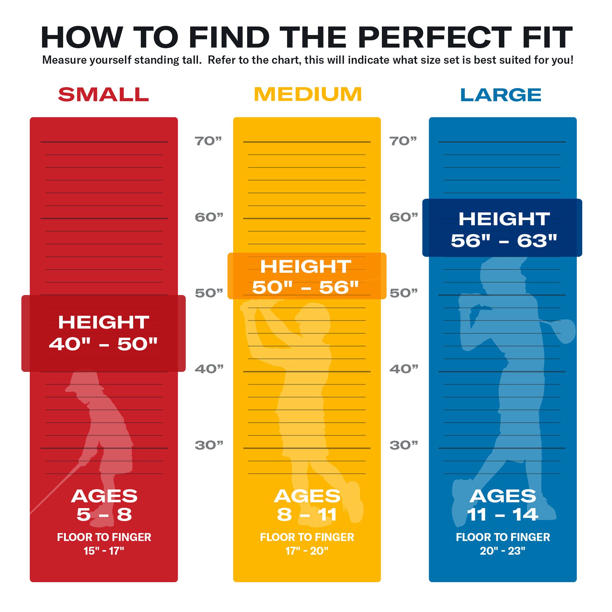 Wilson Kids' Profile JGI 6-Piece Complete Set - (Height 40" - 50") product image