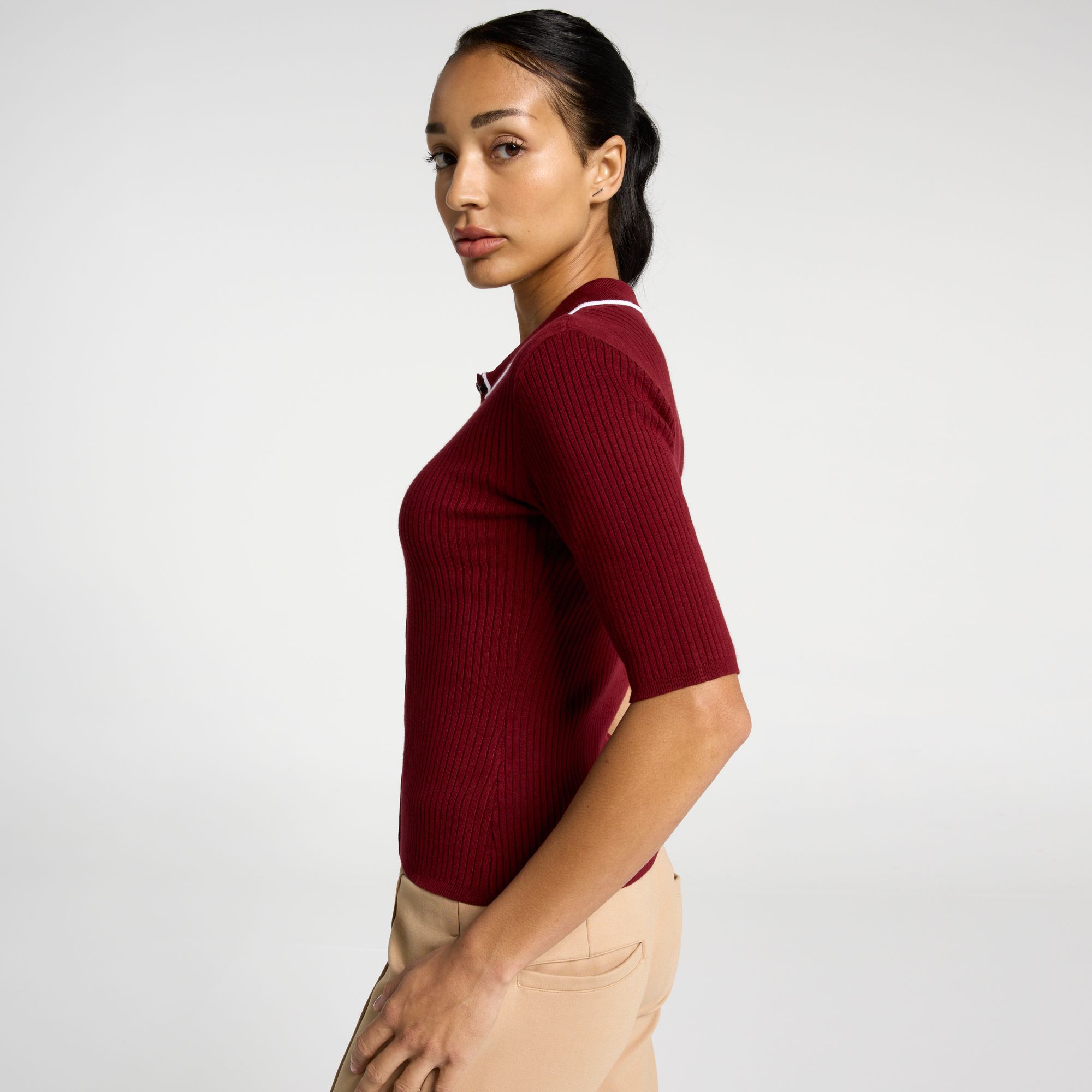 Walter Hagen Women's Fashion Short Sleeve Sweater Golf Polo product image