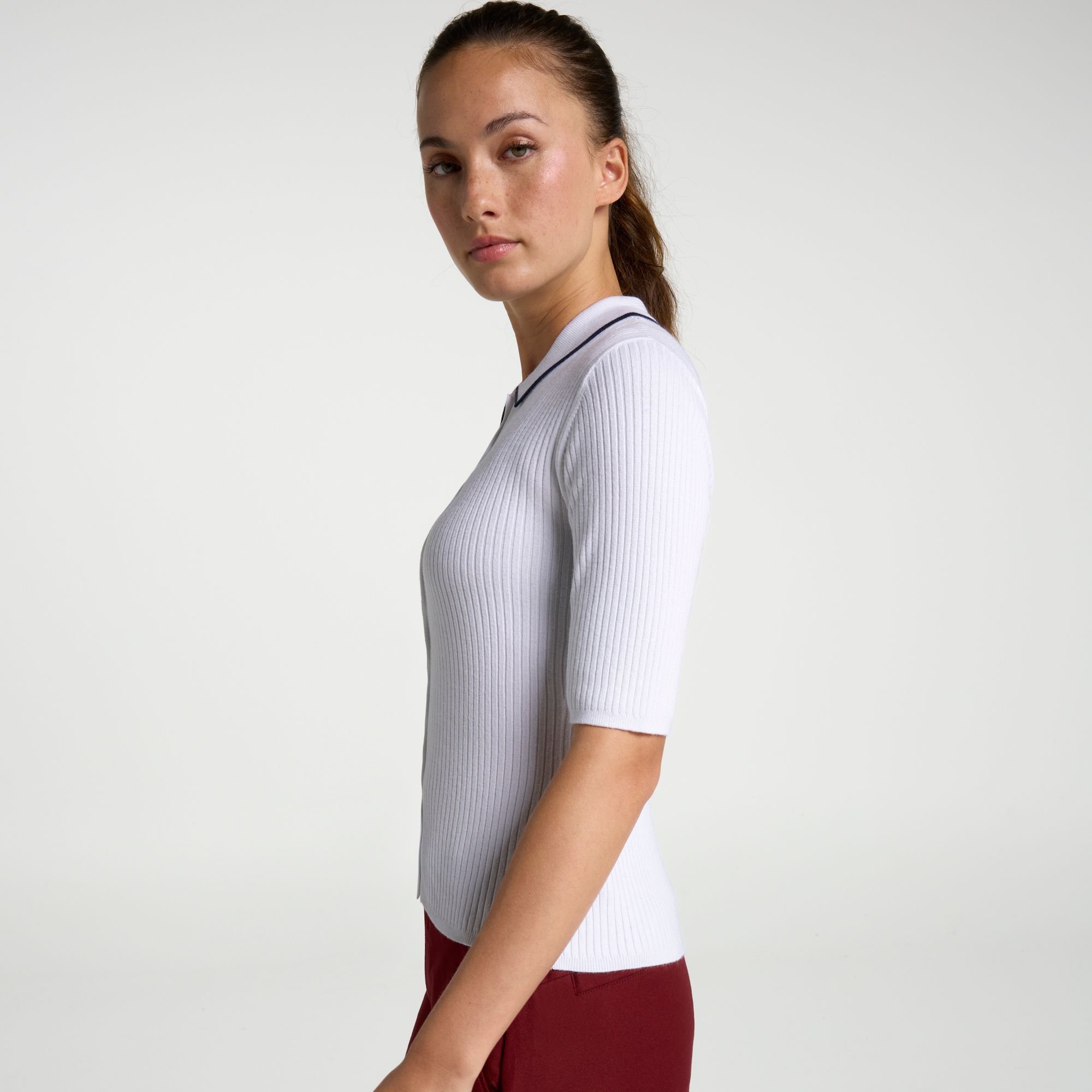 Walter Hagen Women's Fashion Short Sleeve Sweater Golf Polo product image