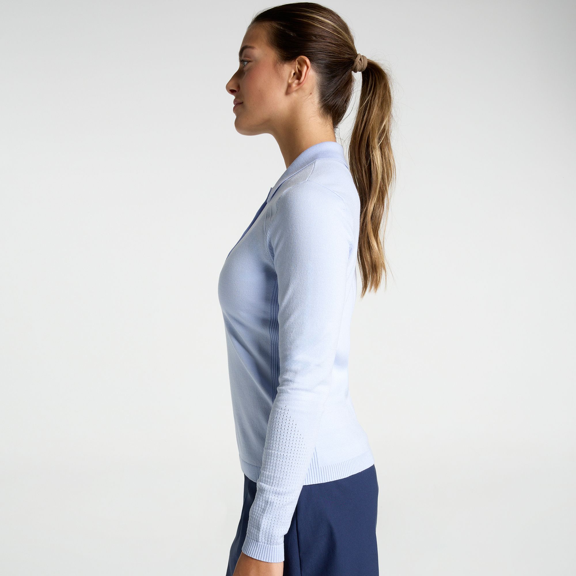 Walter Hagen Women's Clubhouse Long Sleeve Sweater Polo product image