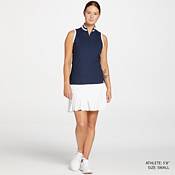 Lady Hagen Women's Ribbed Sleeveless 1/4 Zip Golf Polo product image