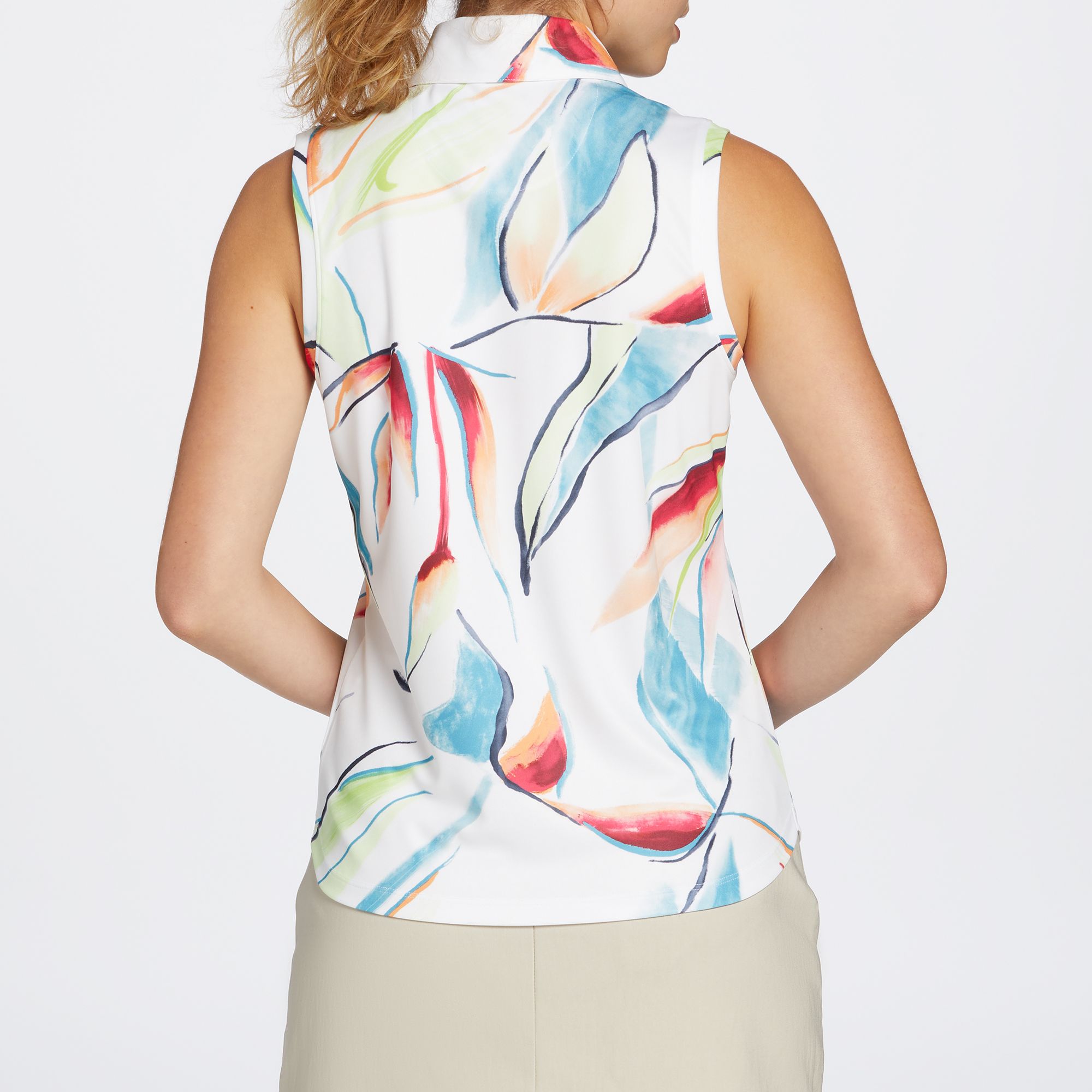 Walter Hagen Women's Clubhouse Pique Sleeveless Golf Polo product image