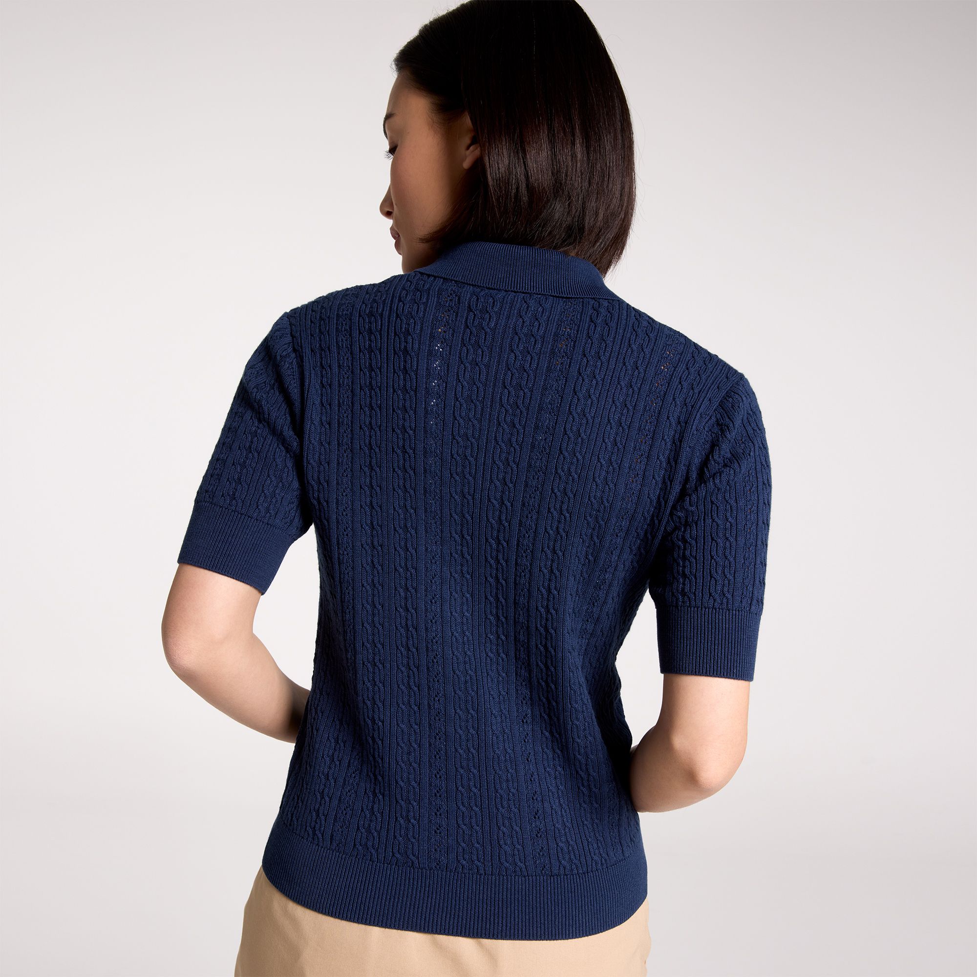 Walter Hagen Women's Clubhouse Short Sleeve Sweater Golf Polo product image