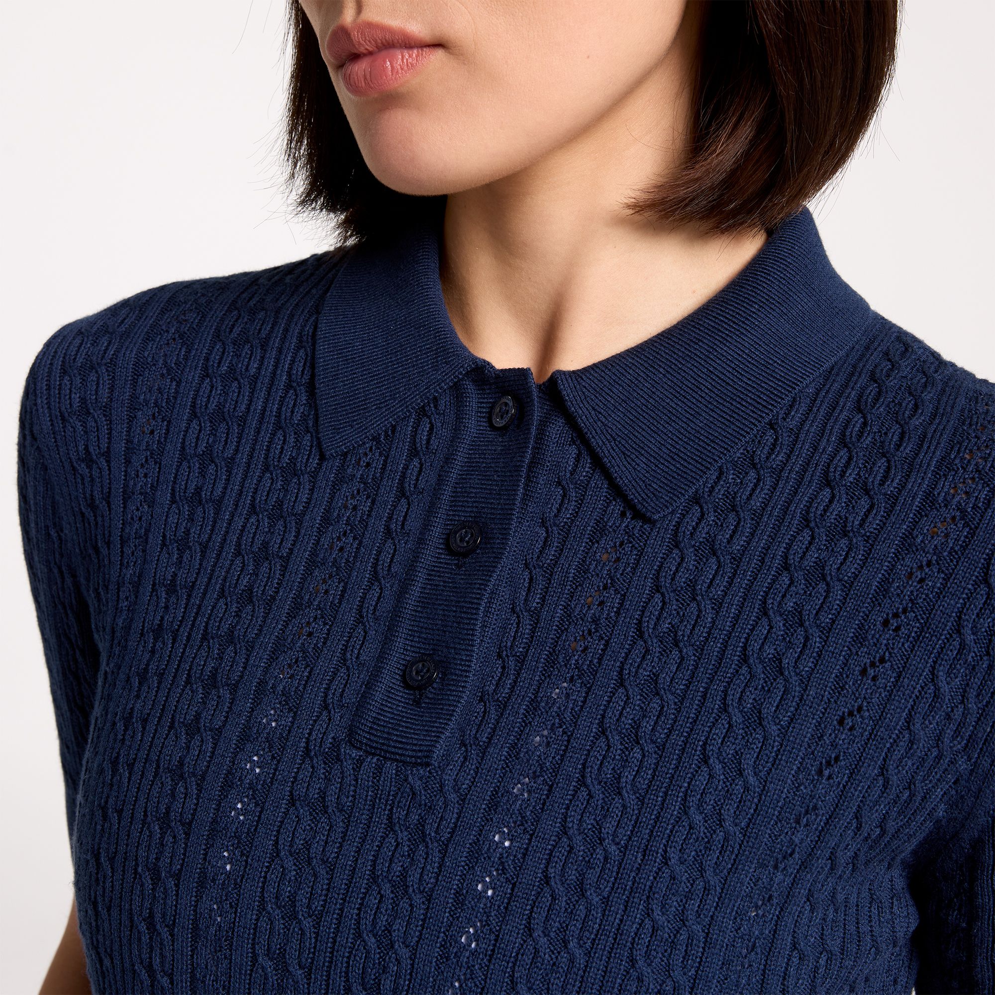 Walter Hagen Women's Clubhouse Short Sleeve Sweater Golf Polo product image