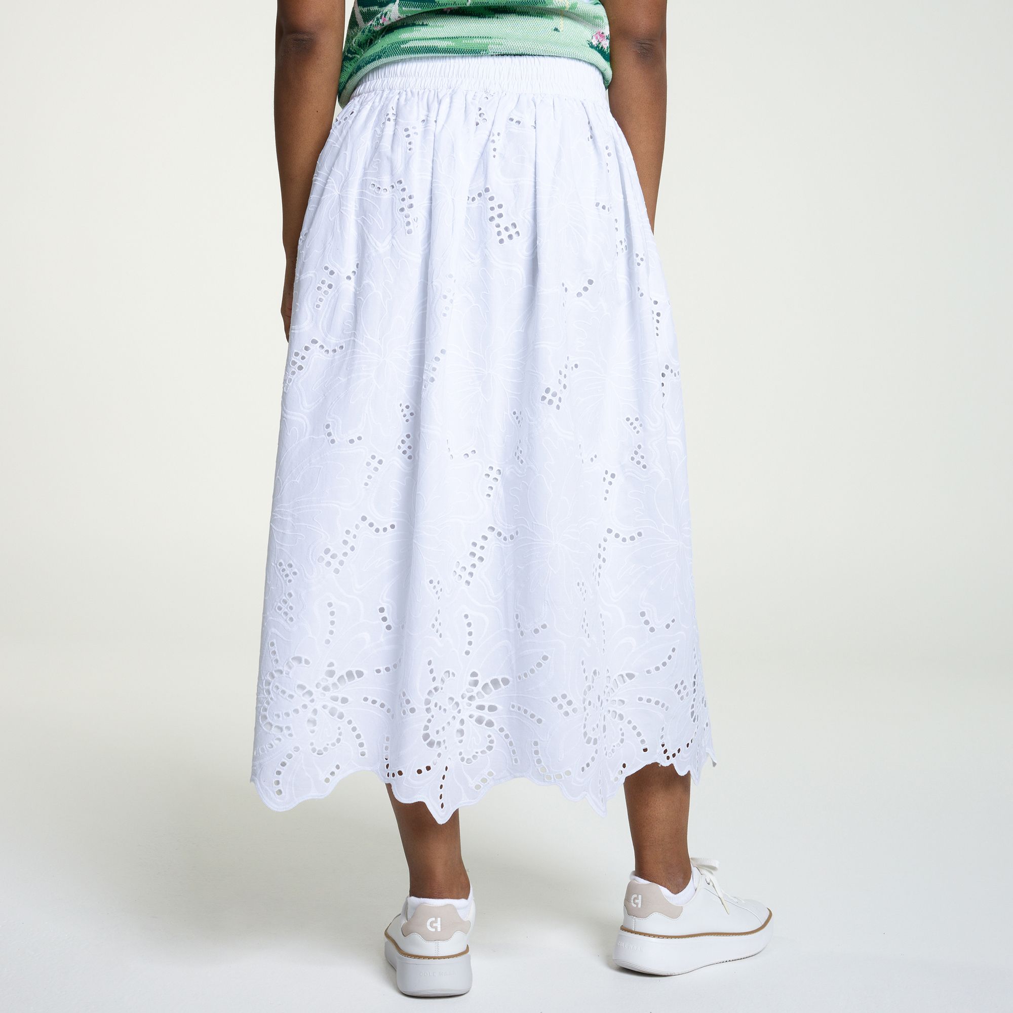 Walter Hagen Women's Clubhouse Eyelet Midi Skirt product image