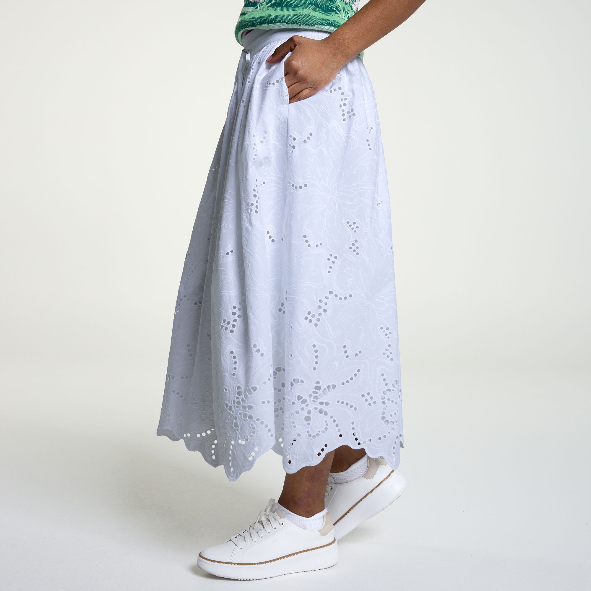 Walter Hagen Women's Clubhouse Eyelet Midi Skirt product image