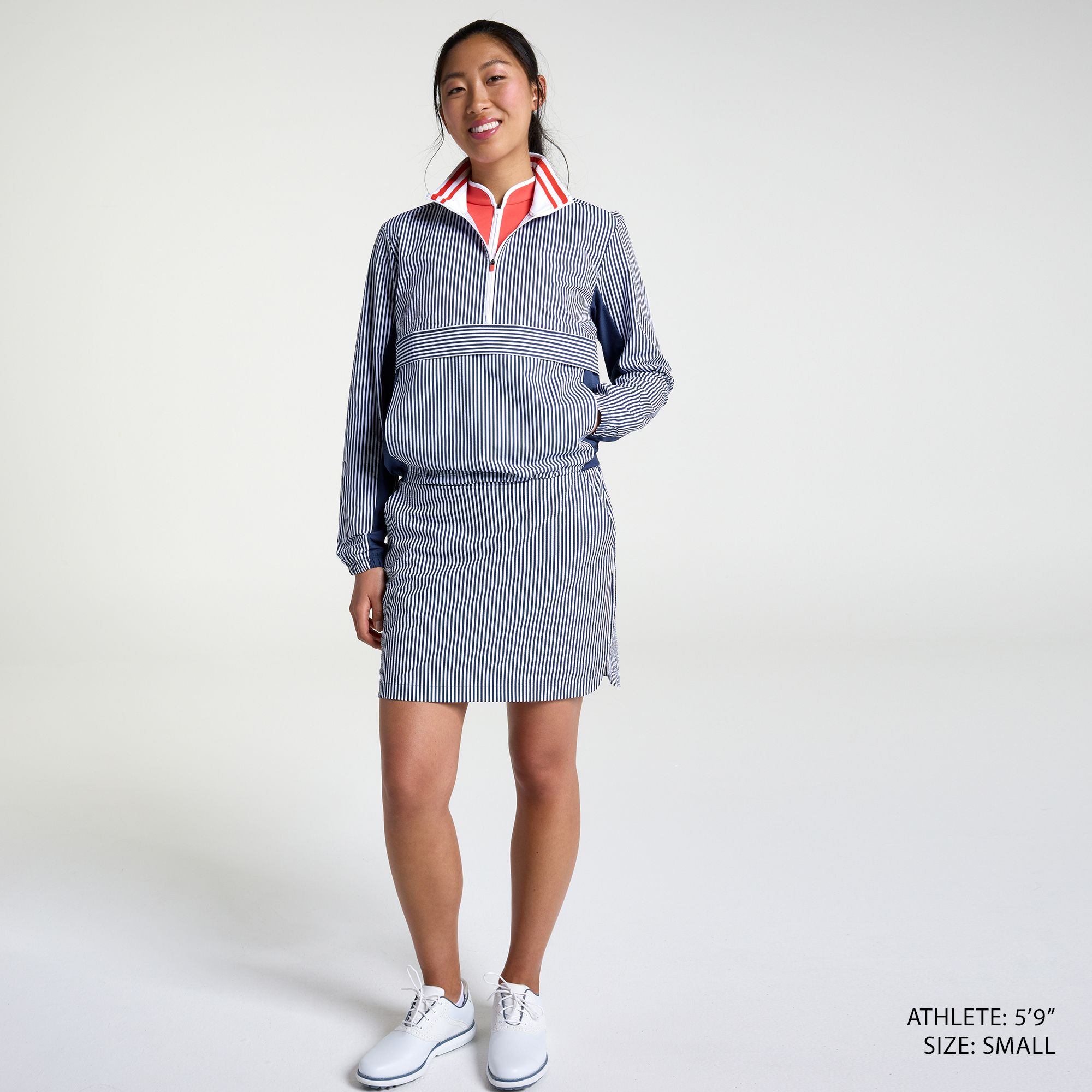 Walter Hagen Women's Performance 11 Seersucker 1/4 Zip product image