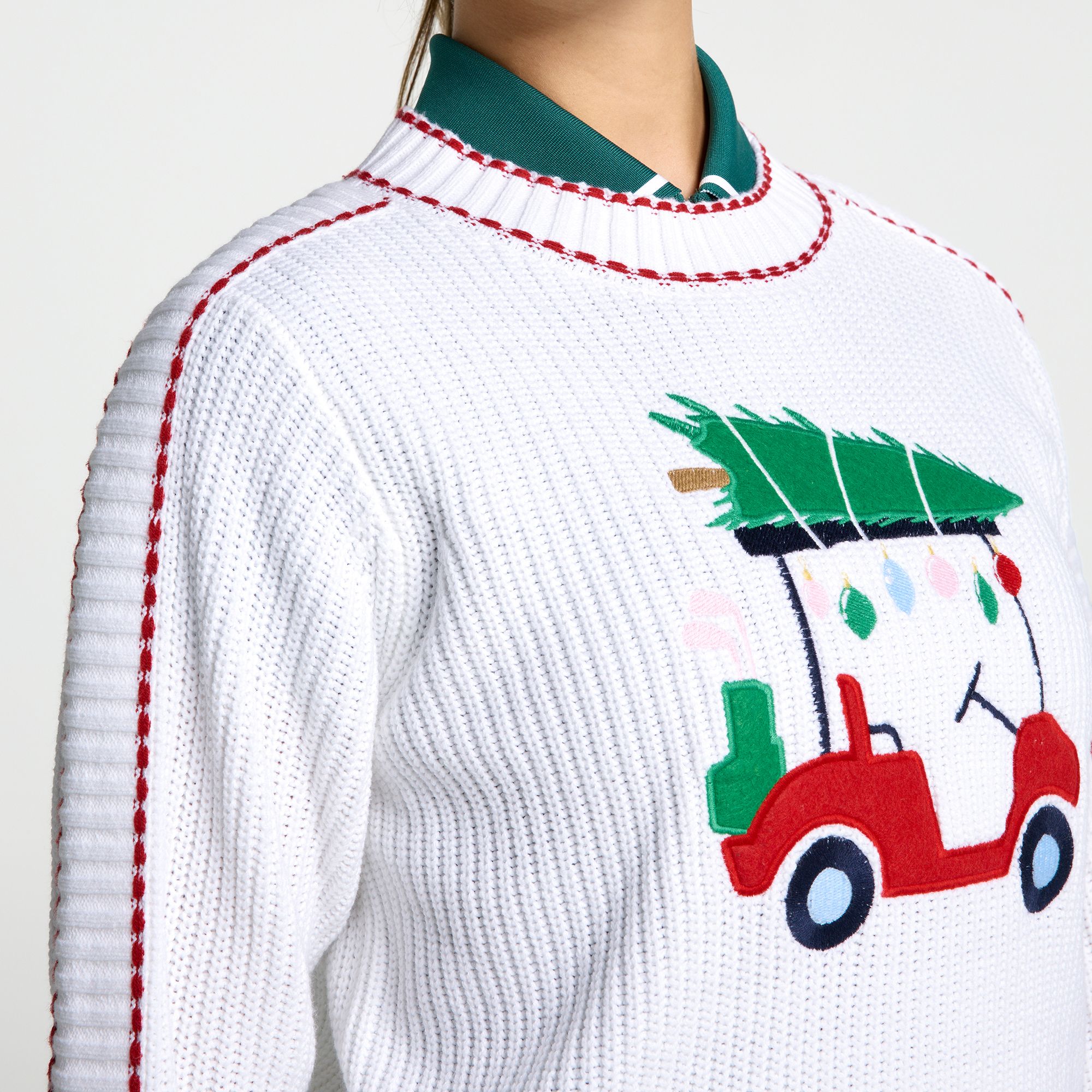 Walter Hagen Women's Clubhouse Holiday Crew Sweater product image
