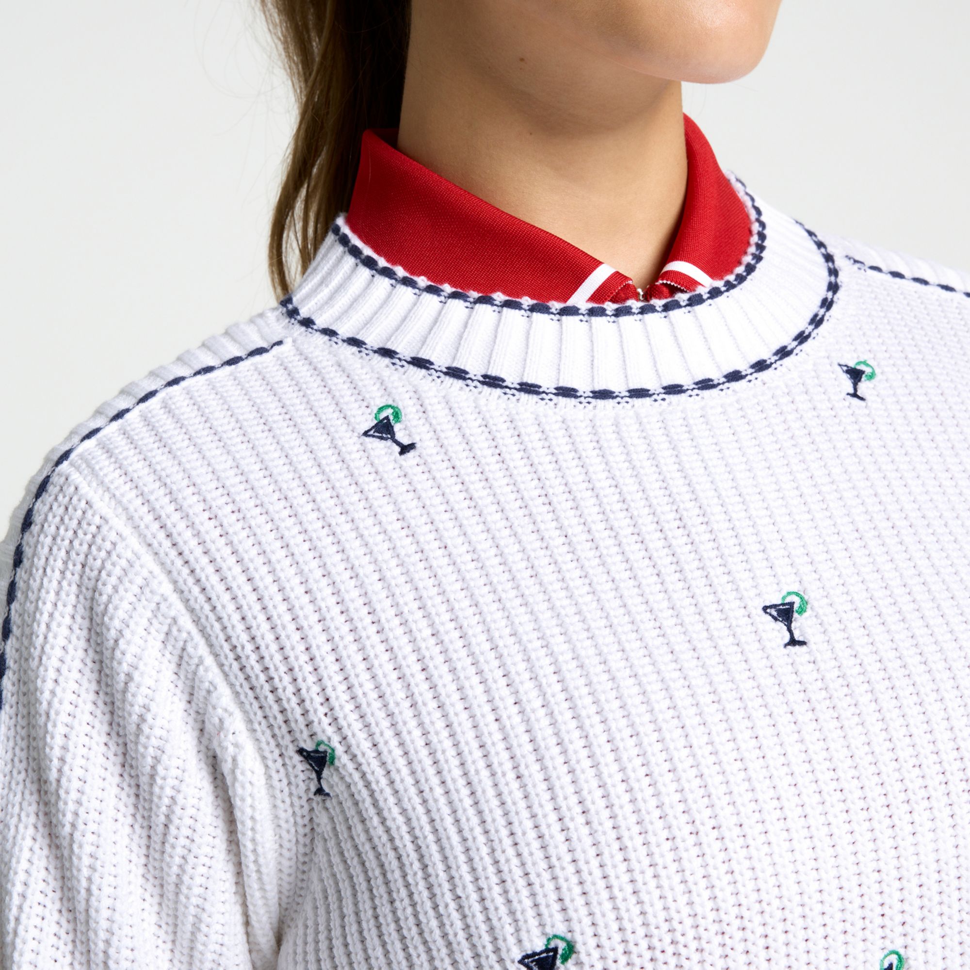 Walter Hagen Women's Clubhouse Holiday Crew Sweater product image