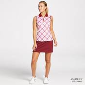 Lady Hagen Women's Clubhouse Plaid Sleeveless Golf Polo product image
