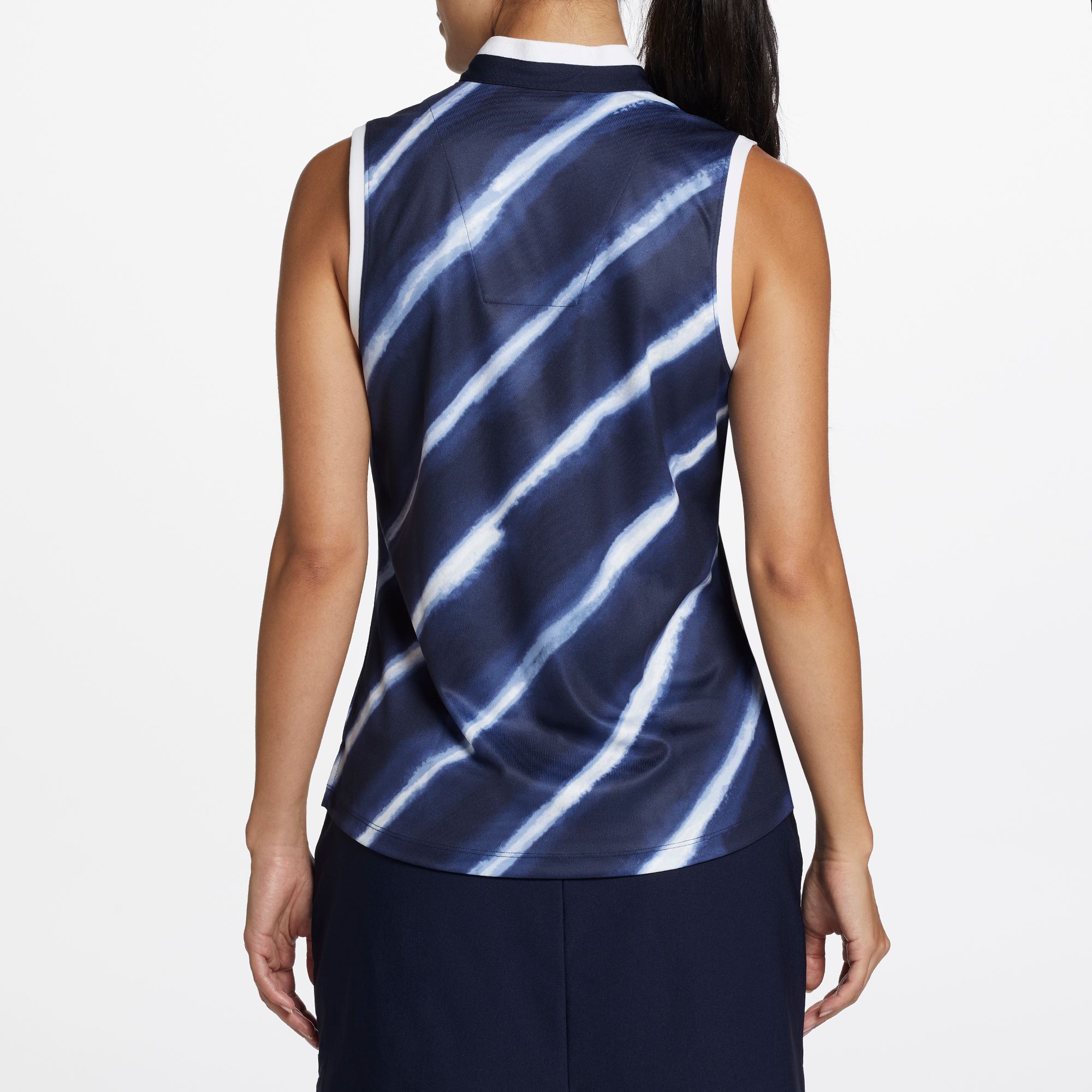 Walter Hagen Women's Printed Stripe Sleeveless Golf Polo product image
