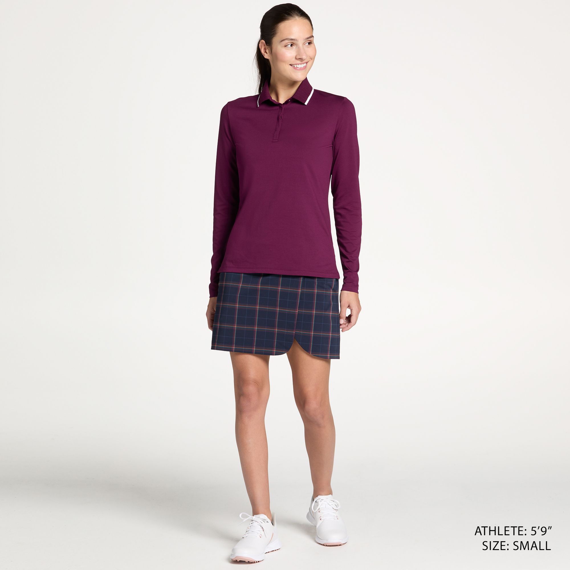 Walter Hagen Women's Clubhouse 17” Plaid Golf Skort product image