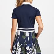 Lady Hagen Women's Pleated Floral Short Sleeve Golf Dress product im