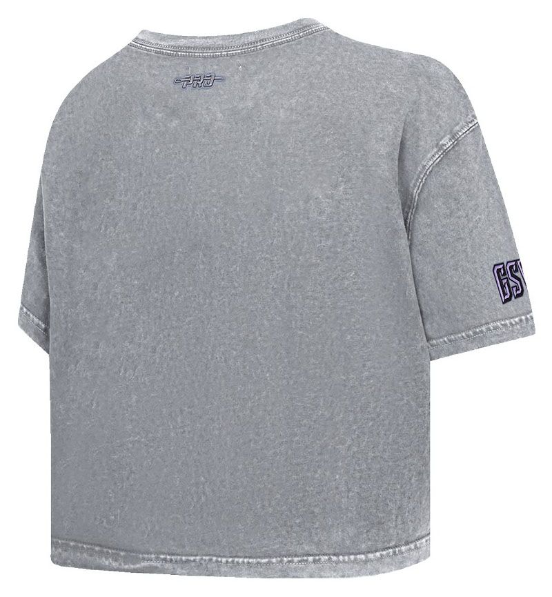 Pro Standard Women's Golden State Valkyries Washed Grey Washed Jewel Boxy T-Shirt product image