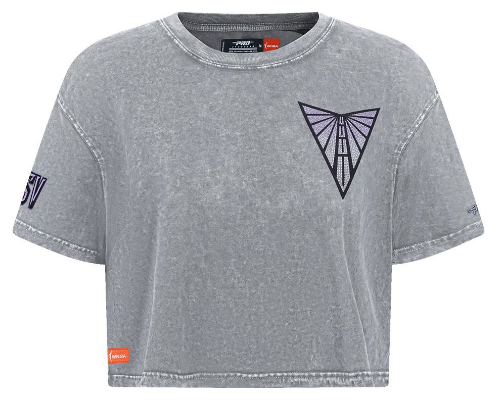Pro Standard Women's Golden State Valkyries Washed Grey Washed Jewel Boxy T-Shirt product image