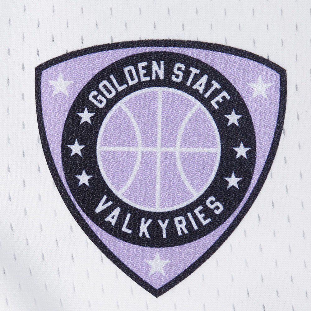 Pro Standard Youth Golden State Valkyries White Letterman Button Down Shirt product image