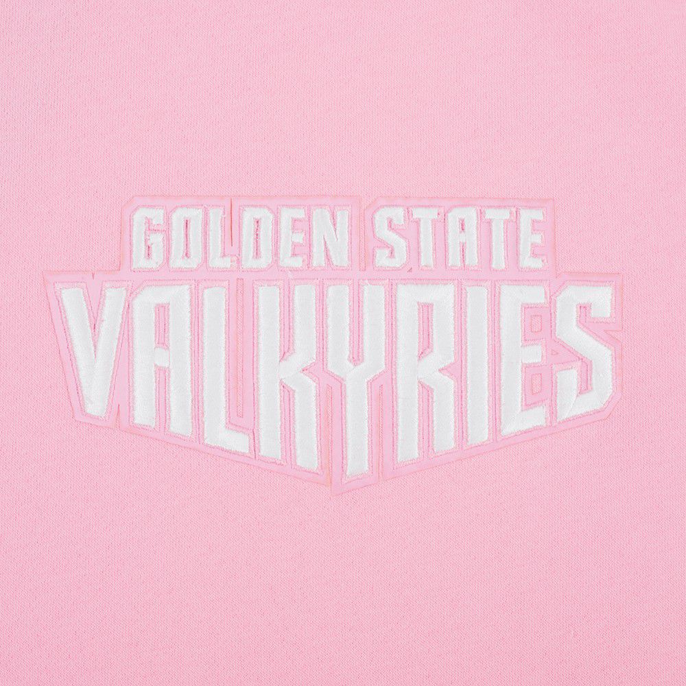 Pro Standard Girls' Golden State Valkyries Pink Wingspan Drop Shoulder Crewneck Sweatshirt product image