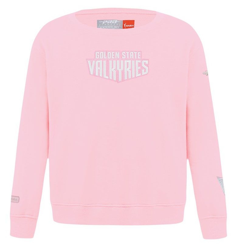 Pro Standard Girls' Golden State Valkyries Pink Wingspan Drop Shoulder Crewneck Sweatshirt product image