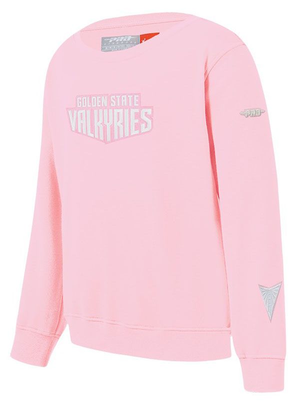 Pro Standard Girls' Golden State Valkyries Pink Wingspan Drop Shoulder Crewneck Sweatshirt product image