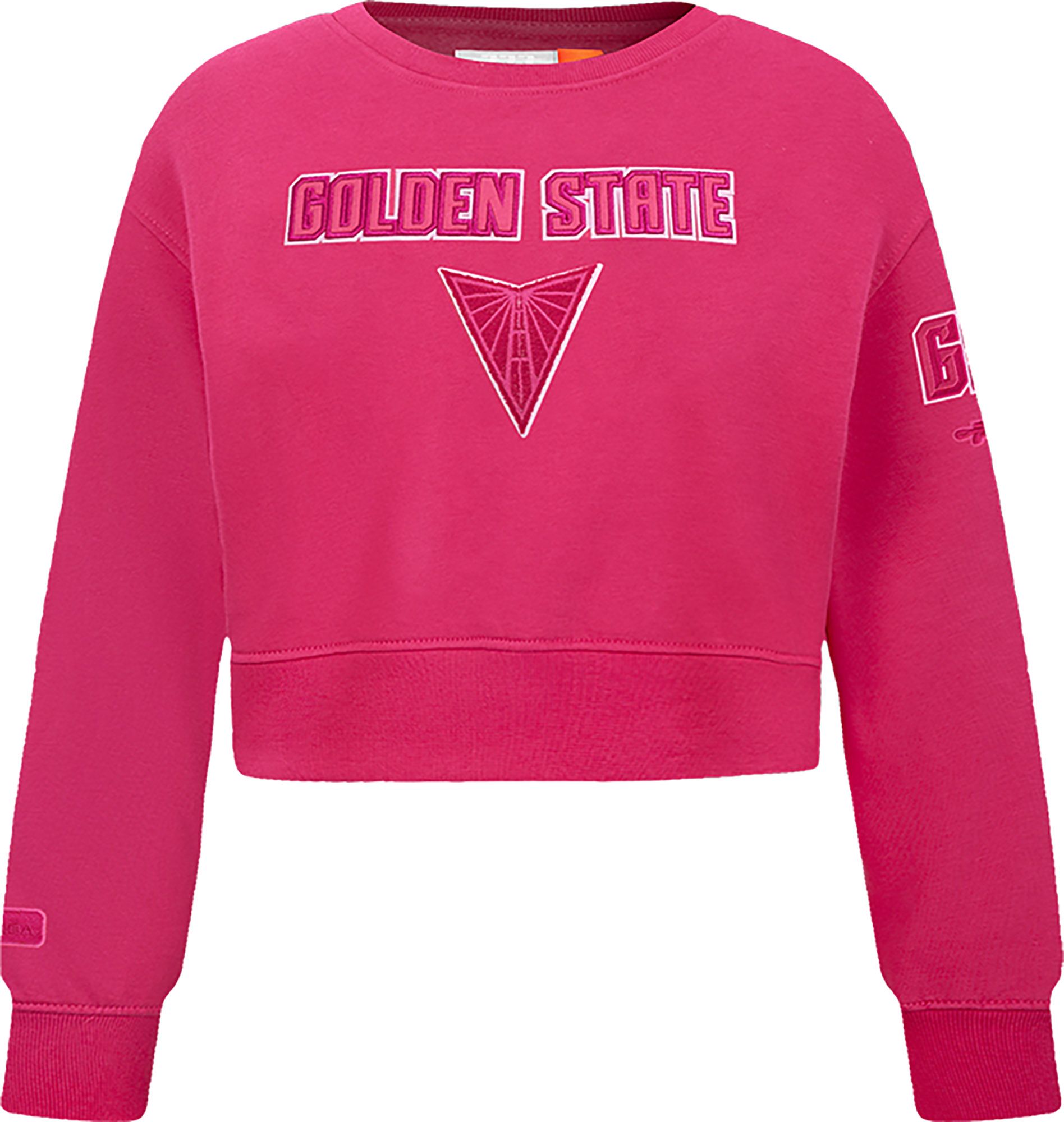 Pro Standard Girls' Golden State Valkyries Triple Pink Crewneck Sweatshirt product image