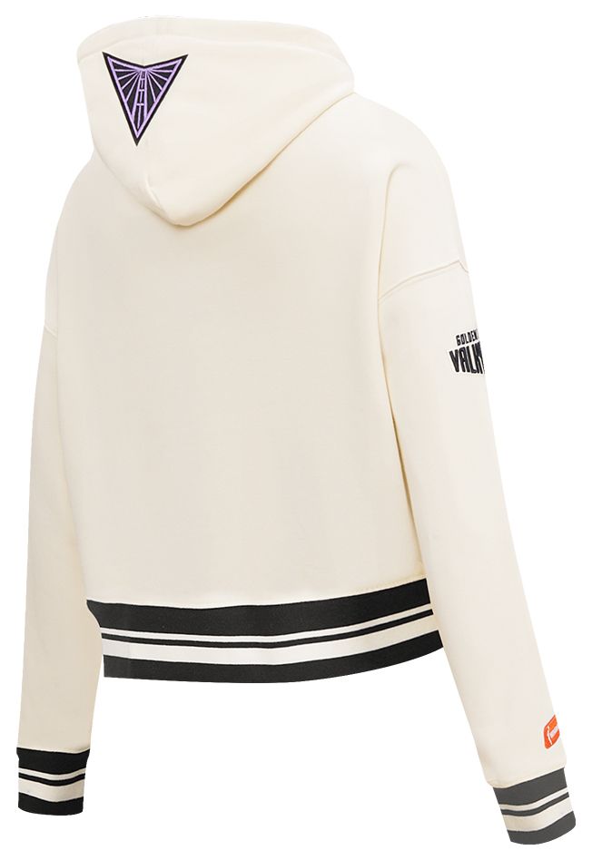 Pro Standard Women's Golden State Valkyries Off White Retro Classic Cropped Hoodie product image