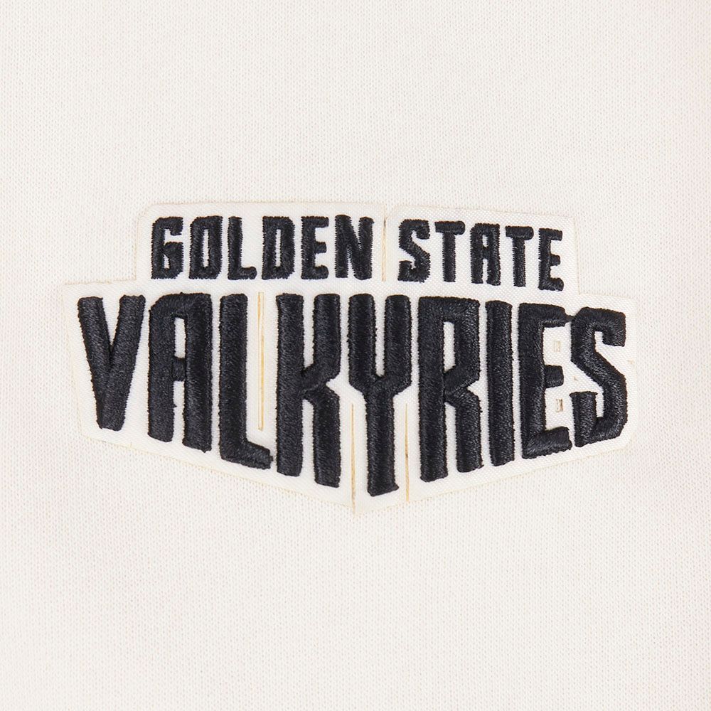 Pro Standard Women's Golden State Valkyries Off White Retro Classic Cropped Hoodie product image
