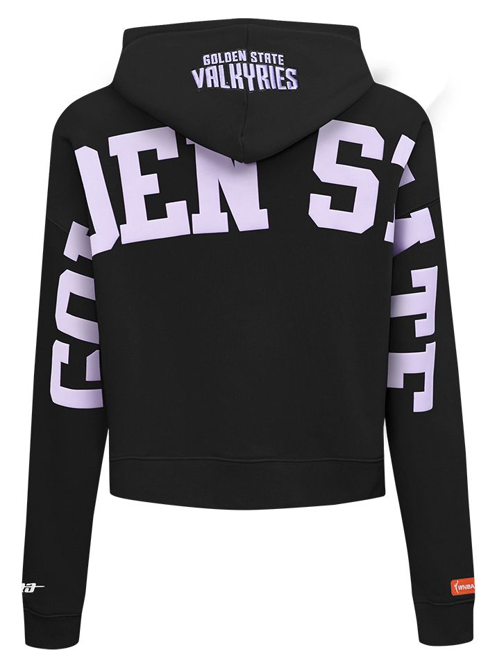 Pro Standard Women's Golden State Valkyries Black Wingspan Cropped Hoodie product image