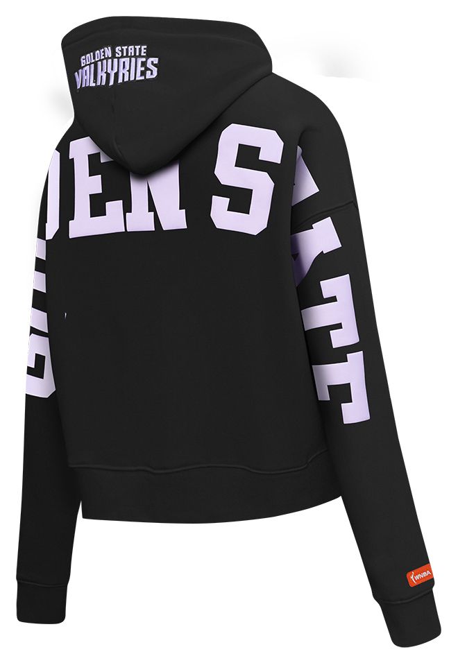 Pro Standard Women's Golden State Valkyries Black Wingspan Cropped Hoodie product image