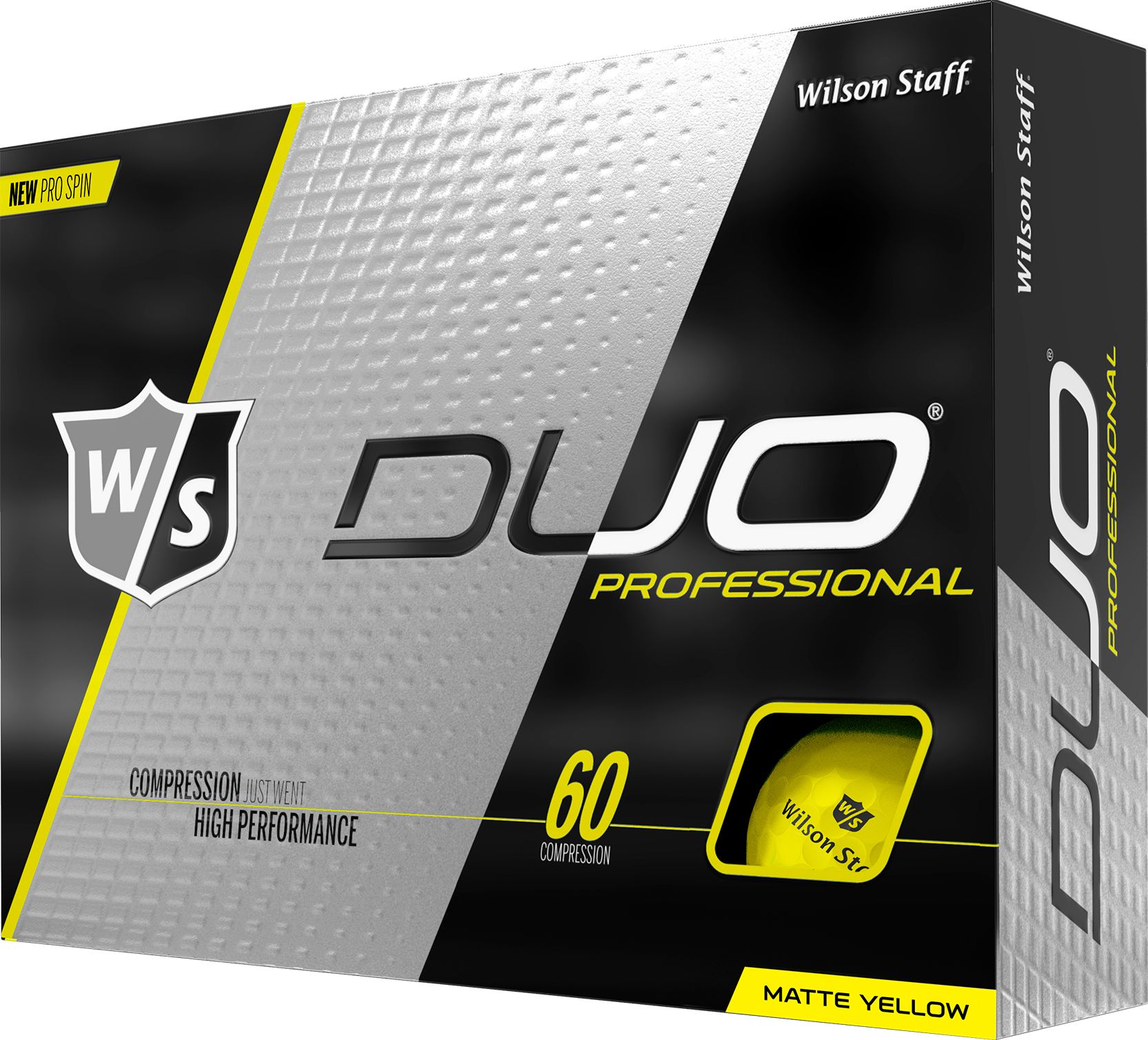 Wilson Duo Professional Matte Yellow Personalized Golf Balls product image
