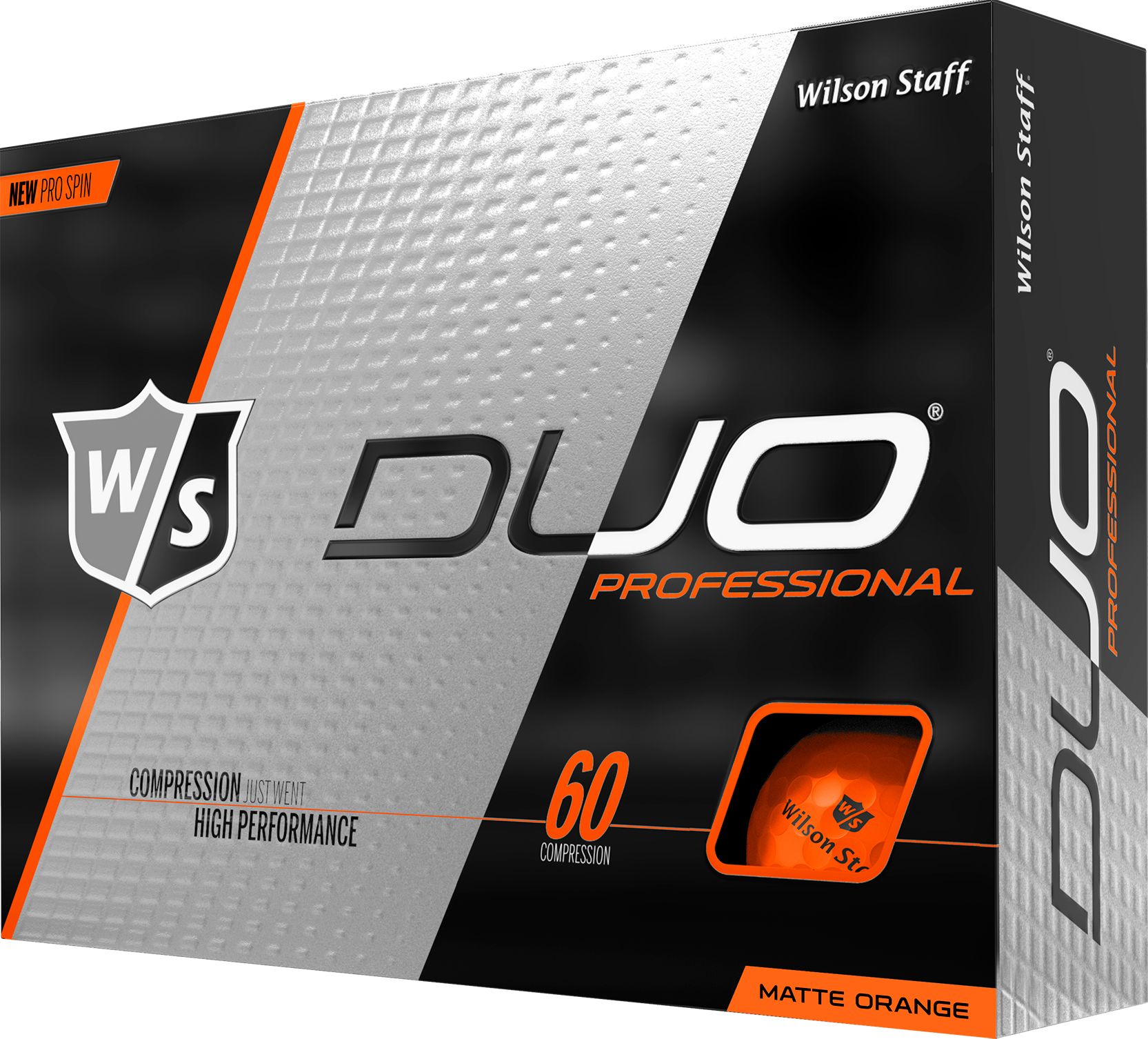Wilson Duo Professional Matte Orange Personalized Golf Balls product image