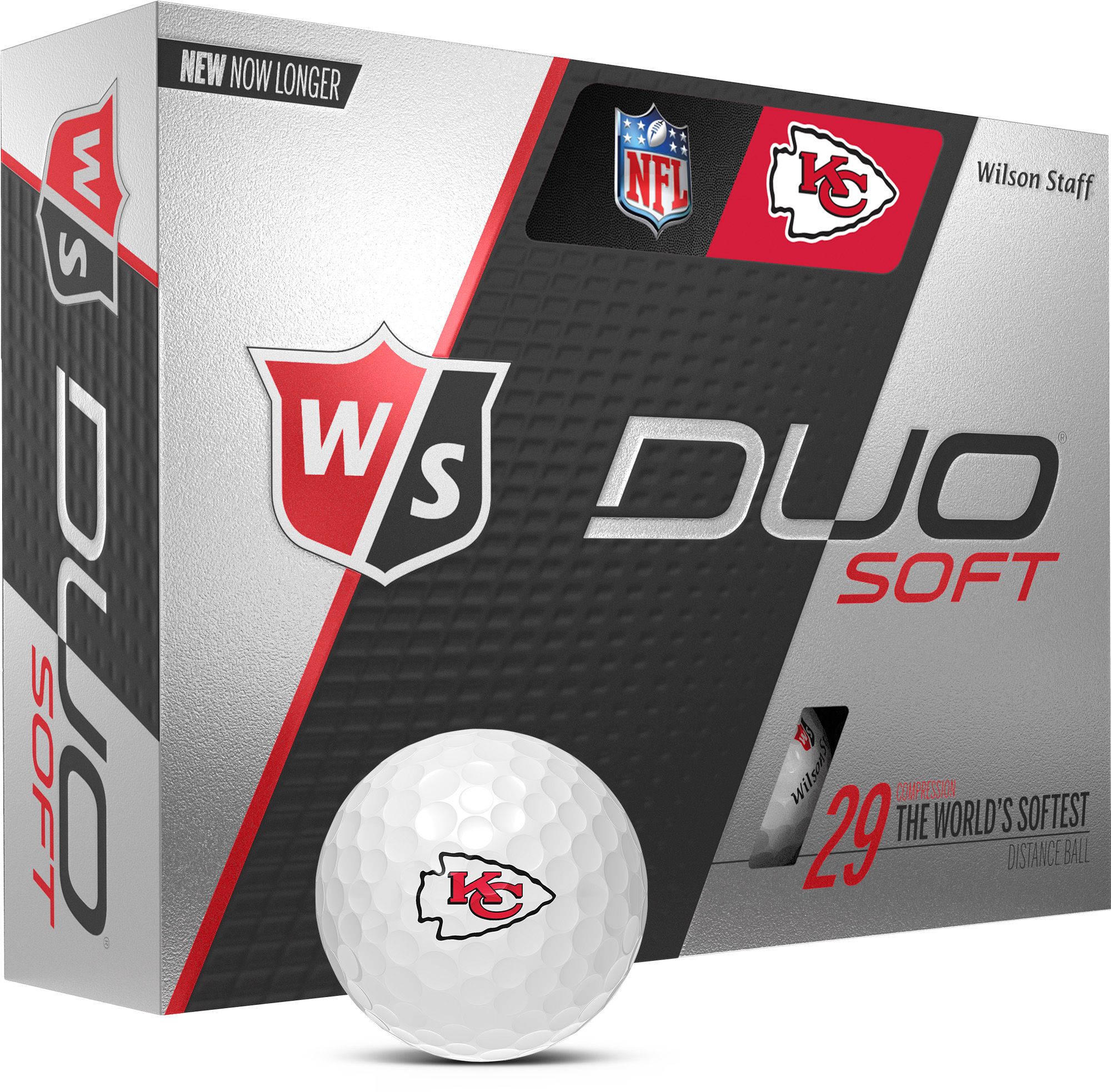 Wilson Duo Soft Kansas City Chiefs Golf Balls product image
