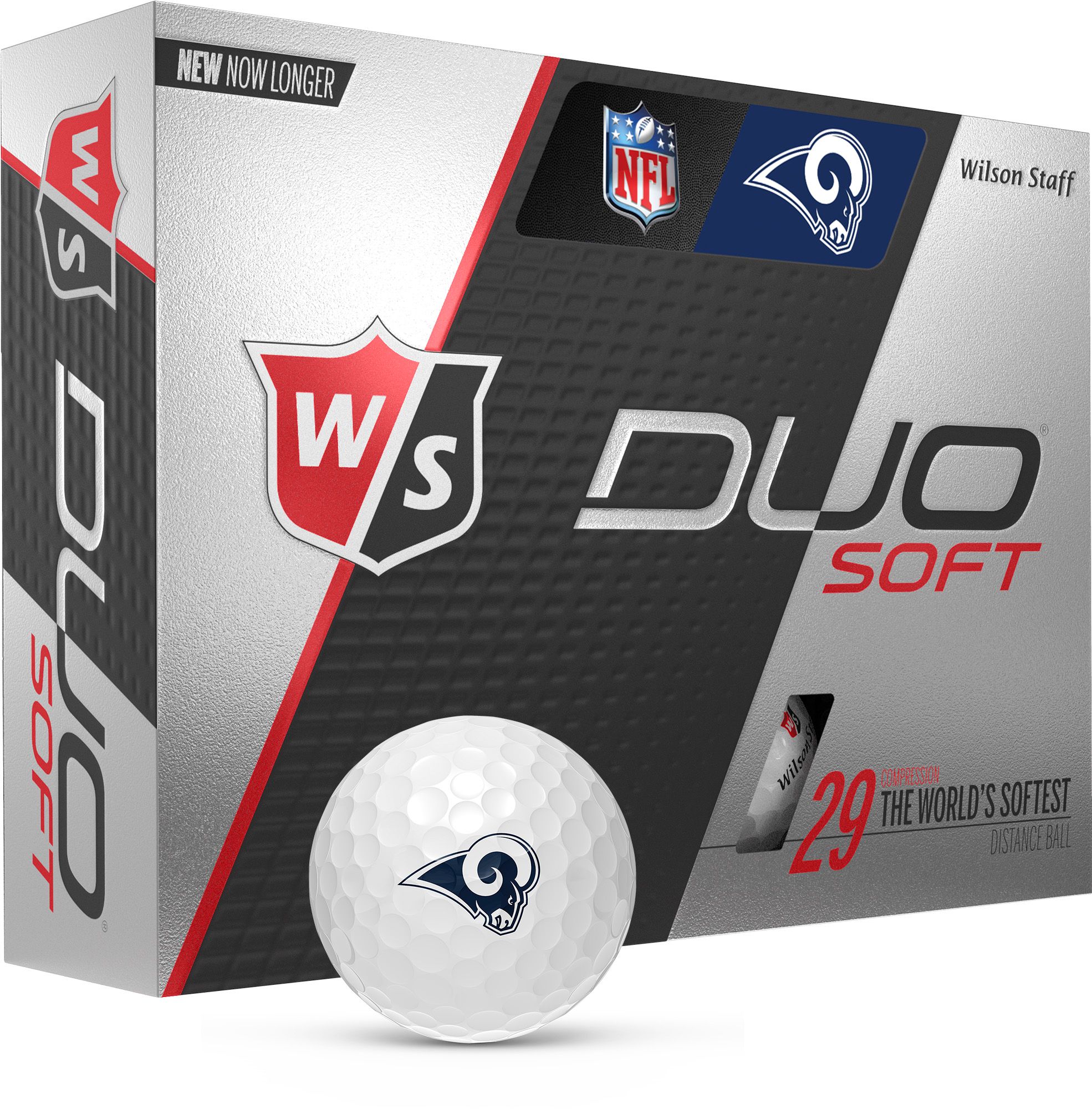Wilson Duo Soft Los Angeles Rams Golf Balls product image
