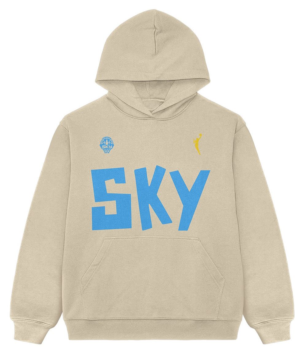 PLAYA SOCIETY Men's Chicago Sky Off White Established Date Wordmark Hoodie product image