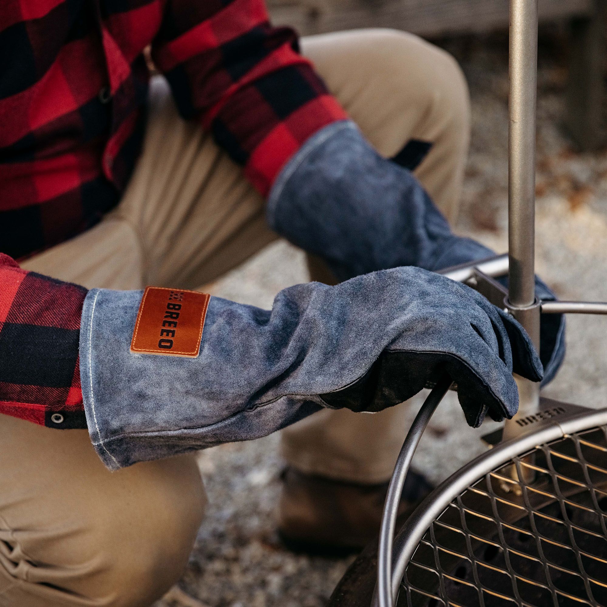 Breeo Leather Fire Gloves product image