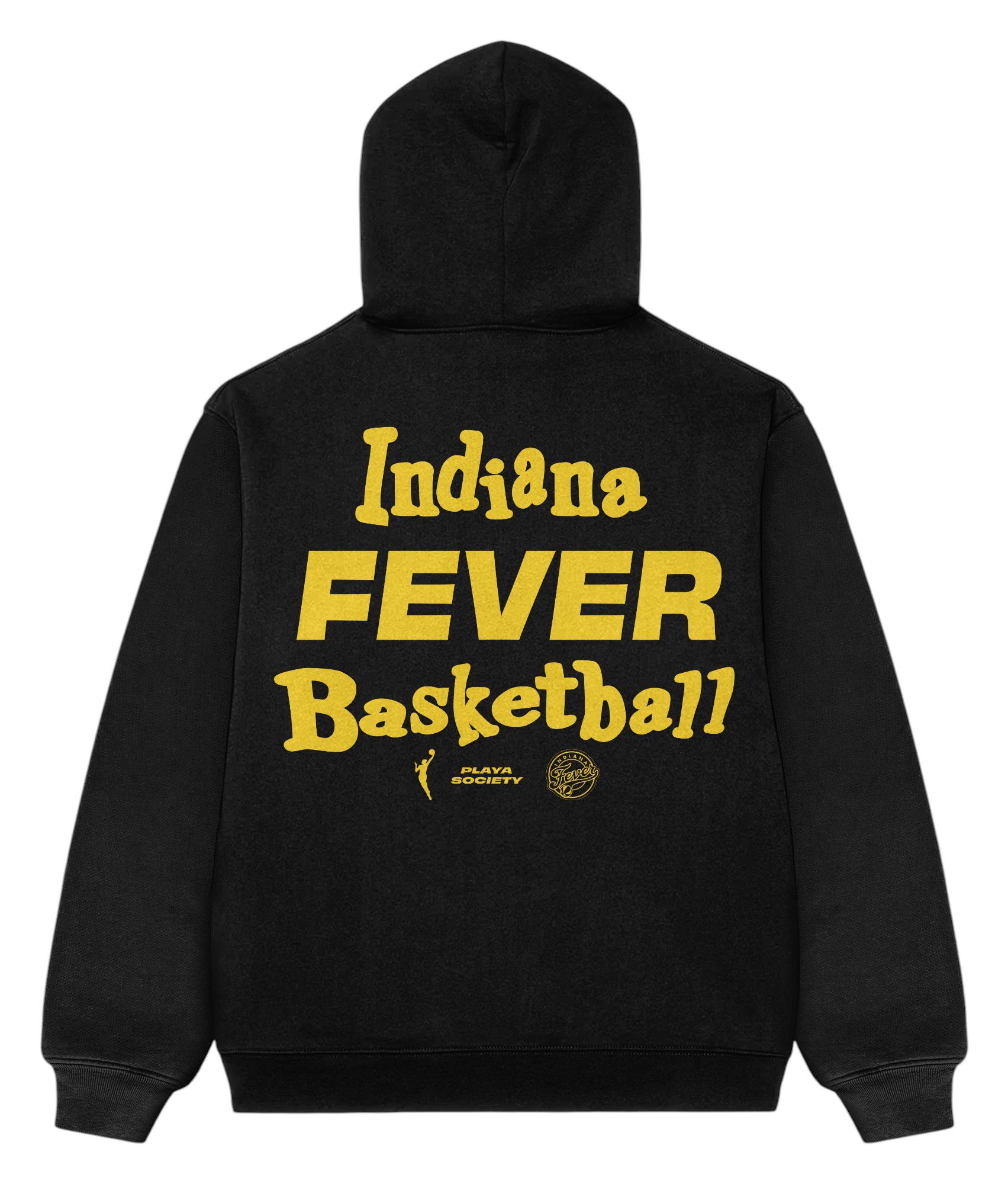 PLAYA SOCIETY Unisex Indiana Fever Black Catch Up Hoodie product image