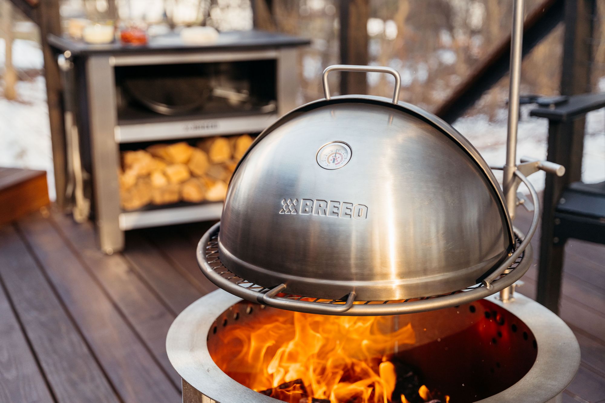 Breeo X19 Grill Dome With Pizza Stone product image