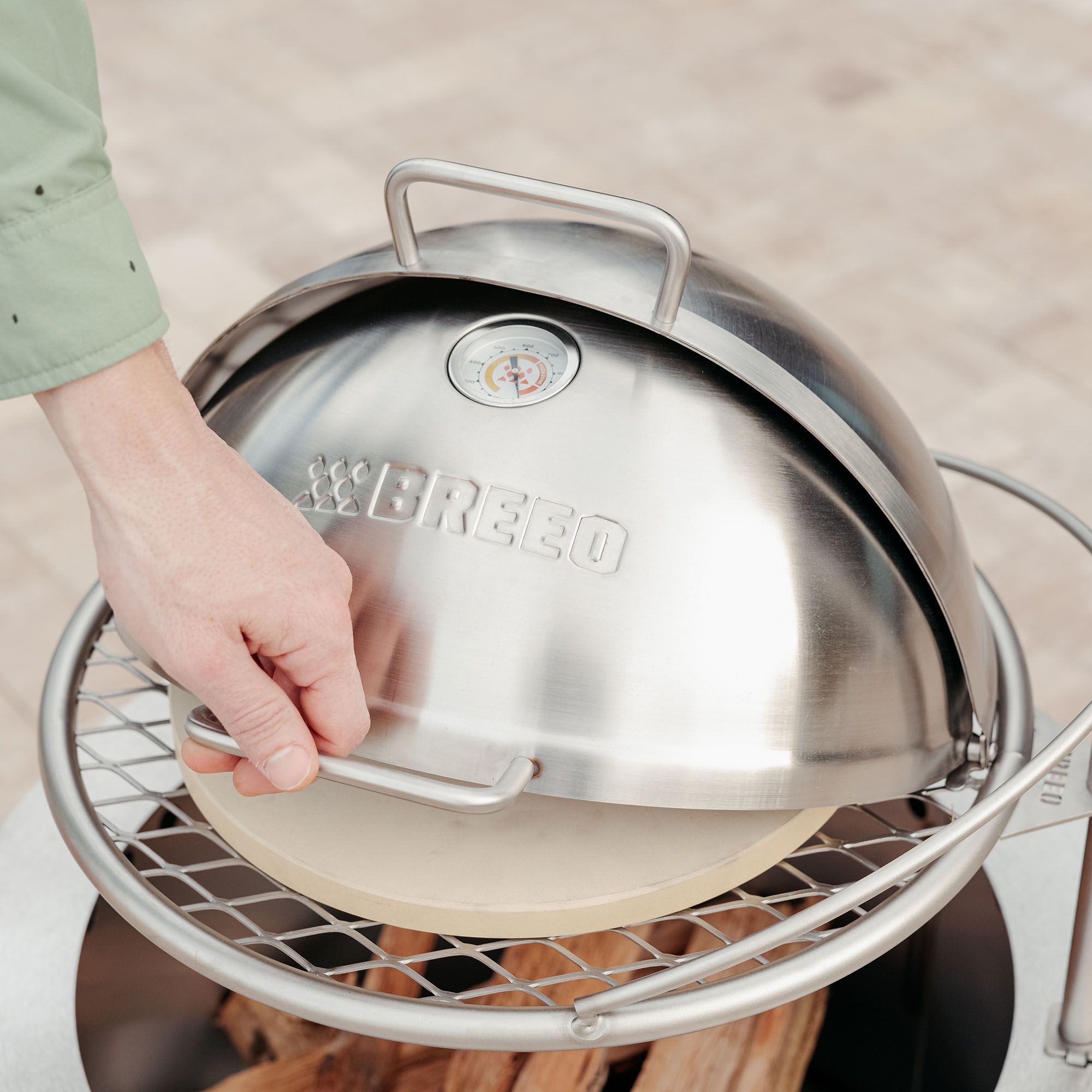 Breeo X19 Grill Dome With Pizza Stone product image