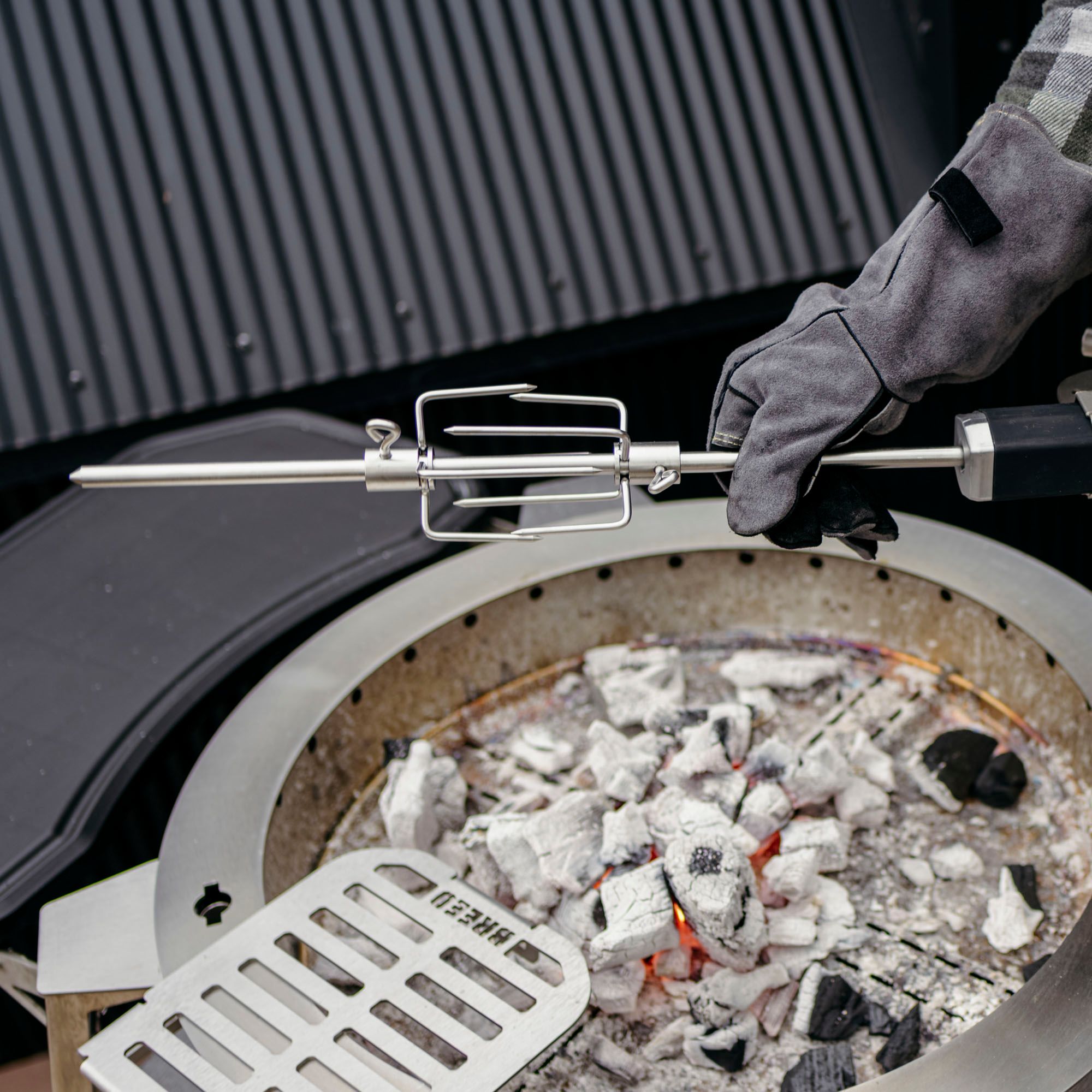 Breeo Fire Pit Rotisserie product image