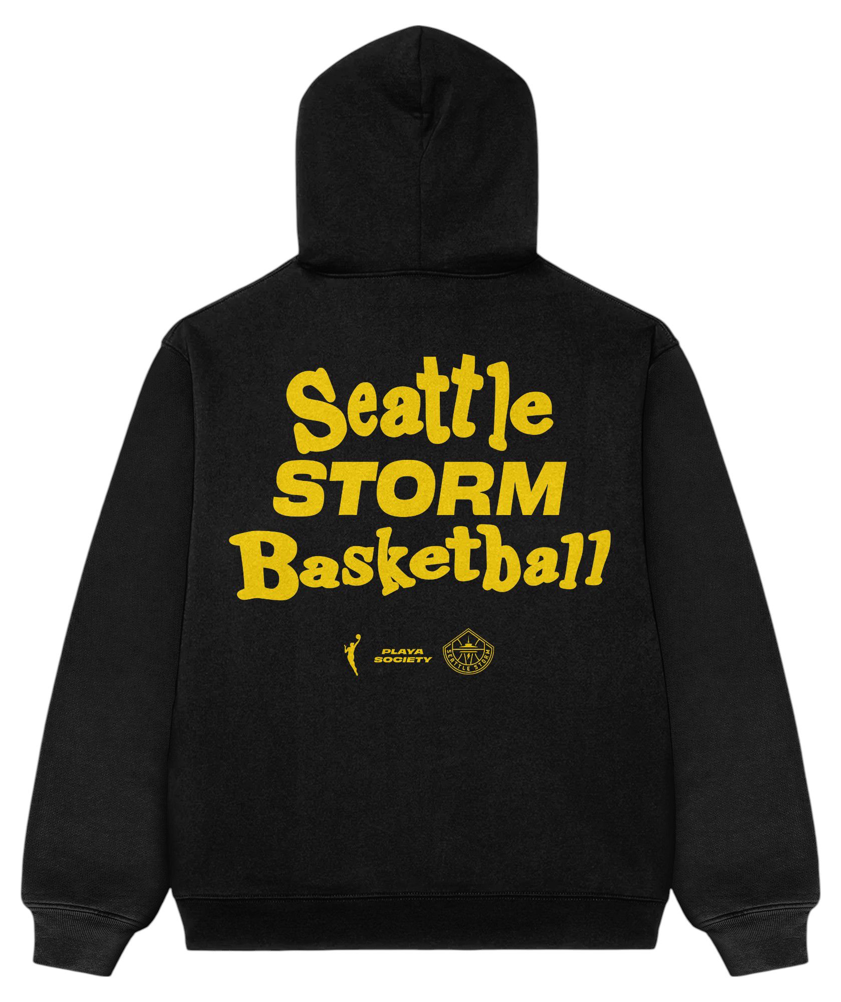 PLAYA SOCIETY Unisex Seattle Storm Black Catch Up Hoodie product image