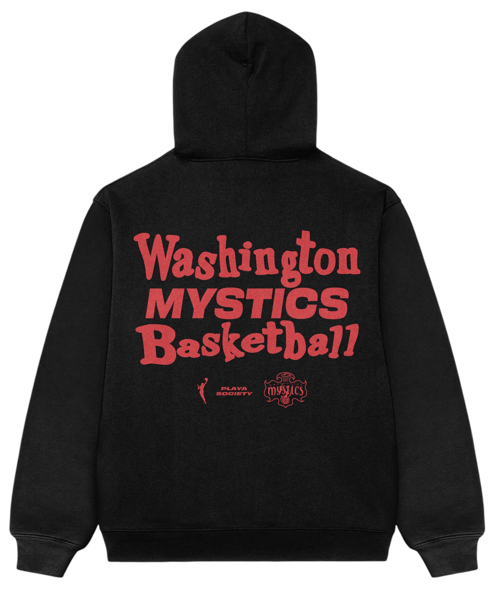 PLAYA SOCIETY Unisex Washington Mystics Black Catch Up Hoodie product image